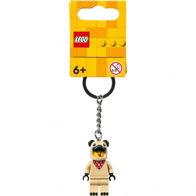 Брелок для ключей LEGO Парень — французский бульдог 854158 3767005