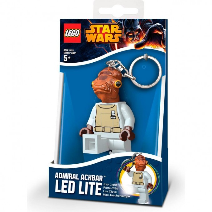 Брелок-фонарик LEGO Адмирал Акбар Star Wars™ LGL-KE59 332196 Брелок-фонарик LEGO Адмирал Акбар Star Wars™ LGL-KE59 332196