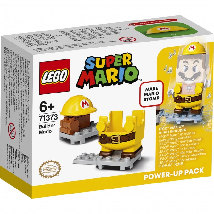 Конструктор детский LEGO SUPER MARIO НАБОР УСИЛЕНИЯ «МАРИО-СТРОИТЕЛЬ» 71373