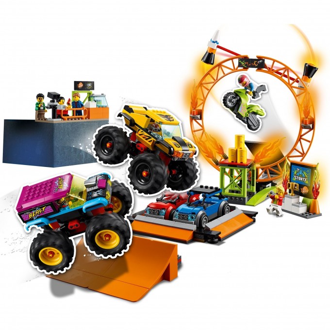 Конструктор LEGO CITY "АРЕНА ДЛЯ ШОУ КАСКАДЕРОВ" City 60295 3623389