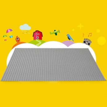 Конструктор LEGO CLASSIC Строительная пластина серого цвета 10701