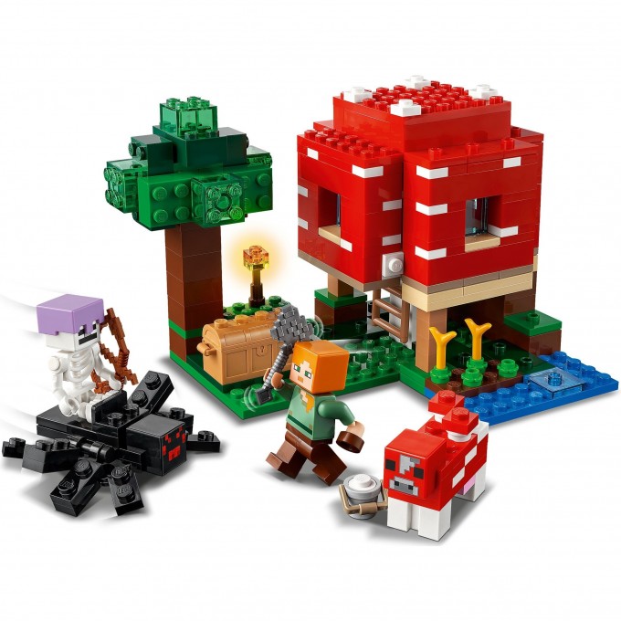 Конструктор LEGO MINECRAFT «ГРИБНОЙ ДОМ» Minecraft 21179 3724986 Конструктор LEGO MINECRAFT «ГРИБНОЙ ДОМ» Minecraft 21179 3724986
