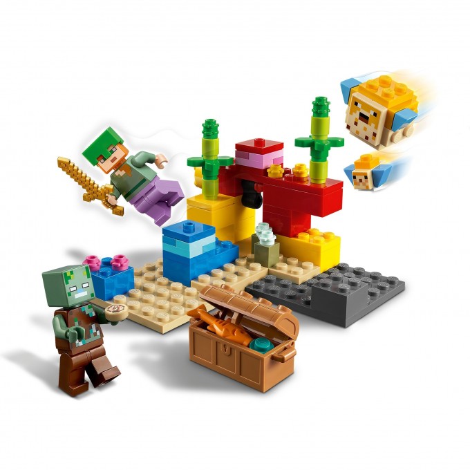 Конструктор LEGO MINECRAFT "КОРАЛЛОВЫЙ РИФ" Minecraft 21164 2923754 Конструктор LEGO MINECRAFT "КОРАЛЛОВЫЙ РИФ" Minecraft 21164 2923754
