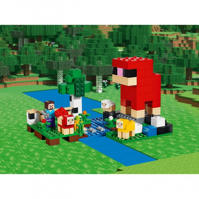 Конструктор LEGO MINECRAFT "ШЕРСТЯНАЯ ФЕРМА" Minecraft 21153 Конструктор LEGO MINECRAFT "ШЕРСТЯНАЯ ФЕРМА" Minecraft 21153