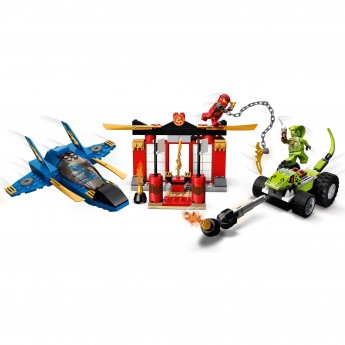 Конструктор LEGO NINJAGO «БОЙ НА ШТОРМОВОМ ИСТРЕБИТЕЛЕ» Ninjago 71703 Конструктор LEGO NINJAGO «БОЙ НА ШТОРМОВОМ ИСТРЕБИТЕЛЕ» Ninjago 71703