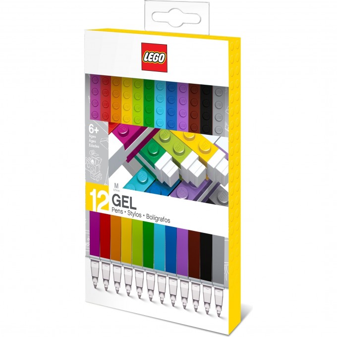Набор гелевых ручек LEGO, 12 шт 51639L 1000920