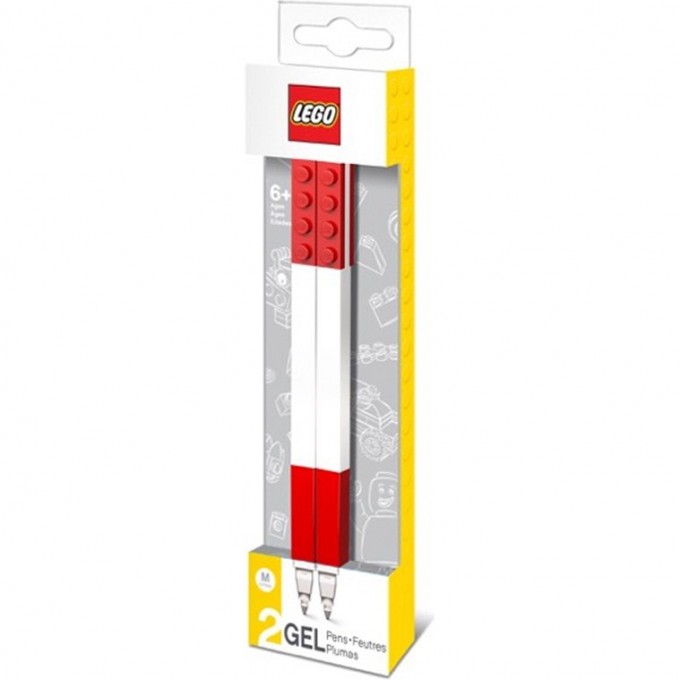 Набор гелевых ручек LEGO (2 шт., красный) 51675