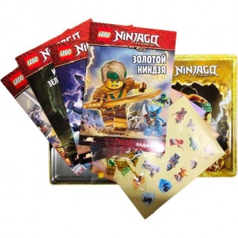 Набор книг с игрушкой LEGO NINJAGO - ПОДАРОК ИЗ НИНДЗЯГО Ninjago TIN-6706 Набор книг с игрушкой LEGO NINJAGO - ПОДАРОК ИЗ НИНДЗЯГО Ninjago TIN-6706